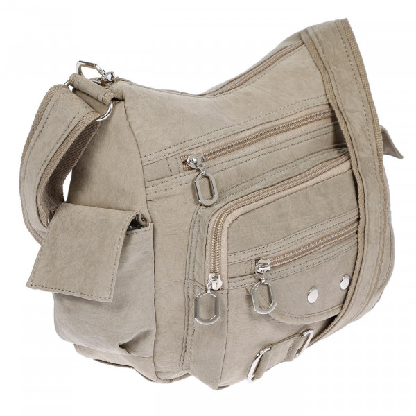  Tasche Umhängetasche Canvas Shopper Crossover Bag Khaki